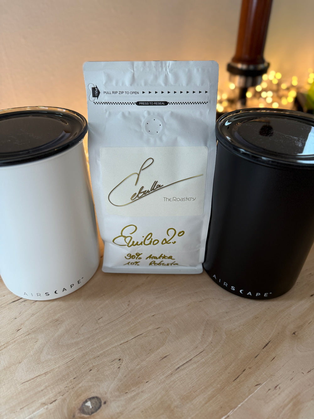 Airscape Kaffeedose 500g & Bohnen 500g