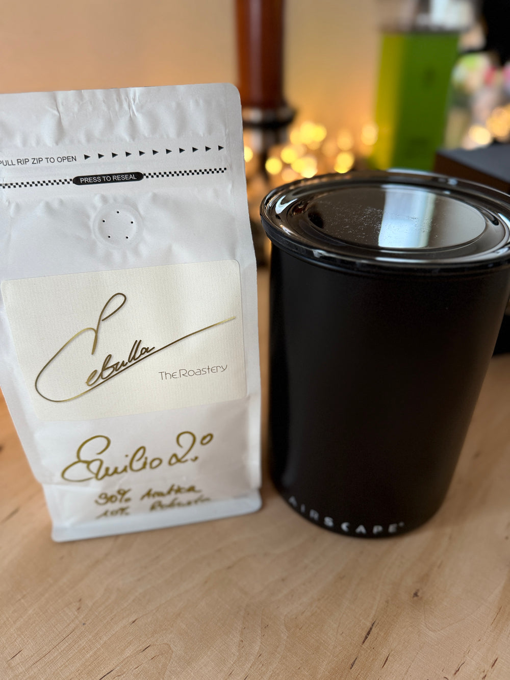 Airscape Kaffeedose 500g & Bohnen 500g