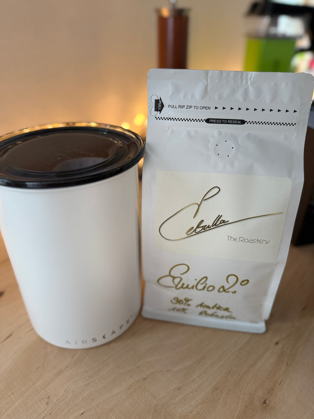 image Airscape Kaffeedose 500g & Bohnen 500g