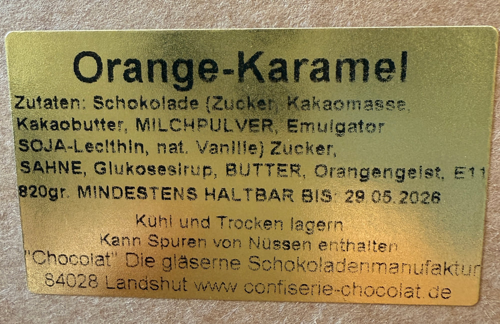 Osterei Orange-Karamell - mit Alkohol