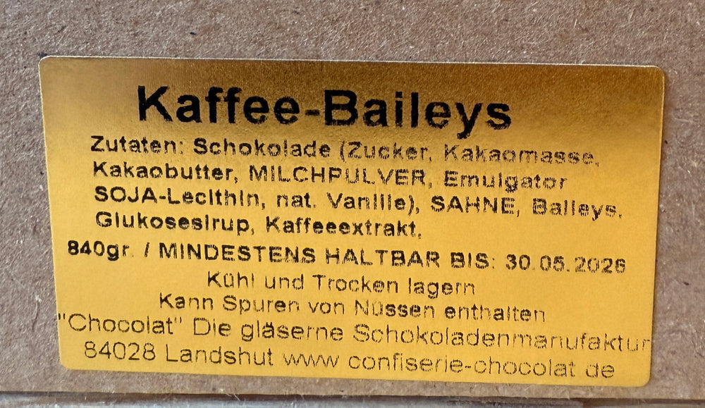 Osterei Kaffee-Baileys - mit Alkohol