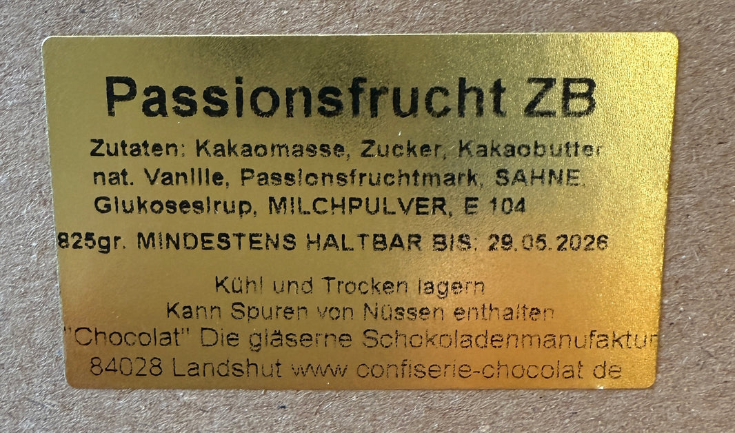 image Osterei Passionsfrucht Zartbitter