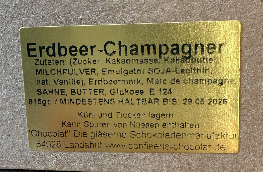 Osterei Erdbeer-Champagner - Mit Alkohol